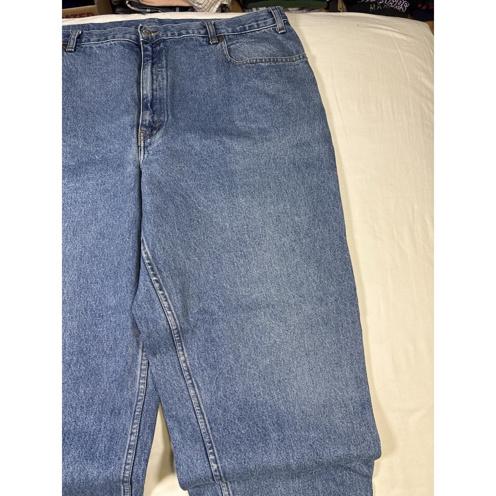 VTG 2001 Levis 560 Jeans Mens 42x32 Medium Wash Blue Loose Tapered Denim Y2K - Picture 3 of 16